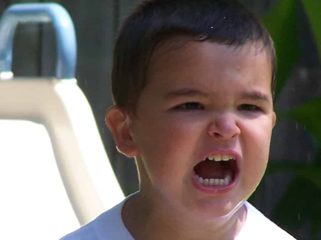 Children using bad words happens because children hear grownups using harsh language