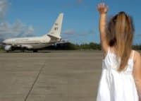 child travel plane