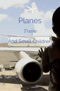 planes trains small children traveling