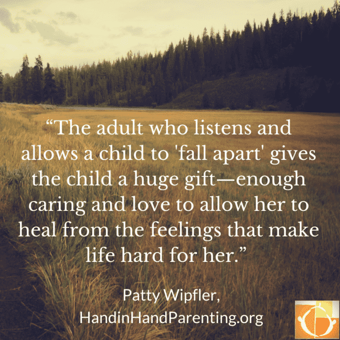 Allow A Child to Fall Apart