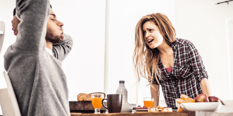 mom nagging partner about housework