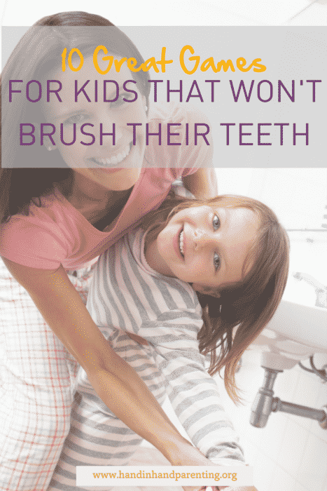 Teeth brushing, parenting