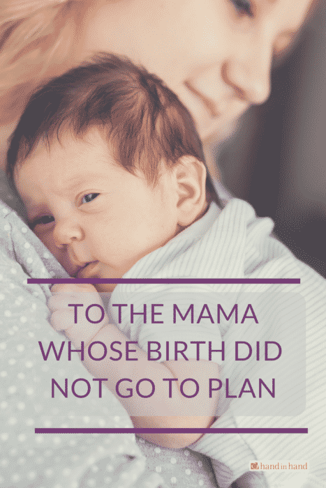 pin image, mama whose birth did not go to plan
