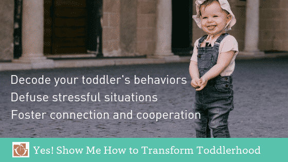 Toddler girl laughing. Click image to get a guide on transforming toddlerhood.