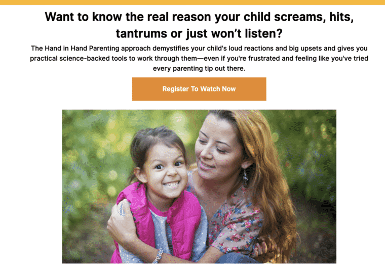 Sign up page for child screams, hits, tantrums or just won’t listen?
