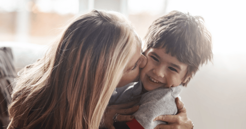 mom giving connected parenting response