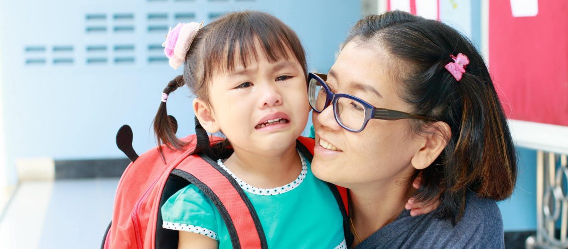 Child Crying First Day School