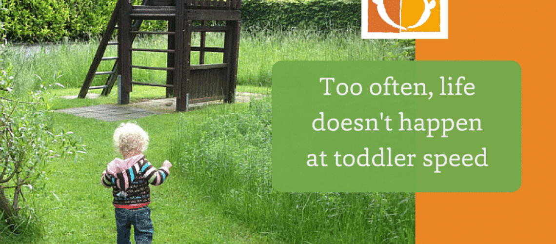 Too often, life doesn't happen at toddler speed(2)